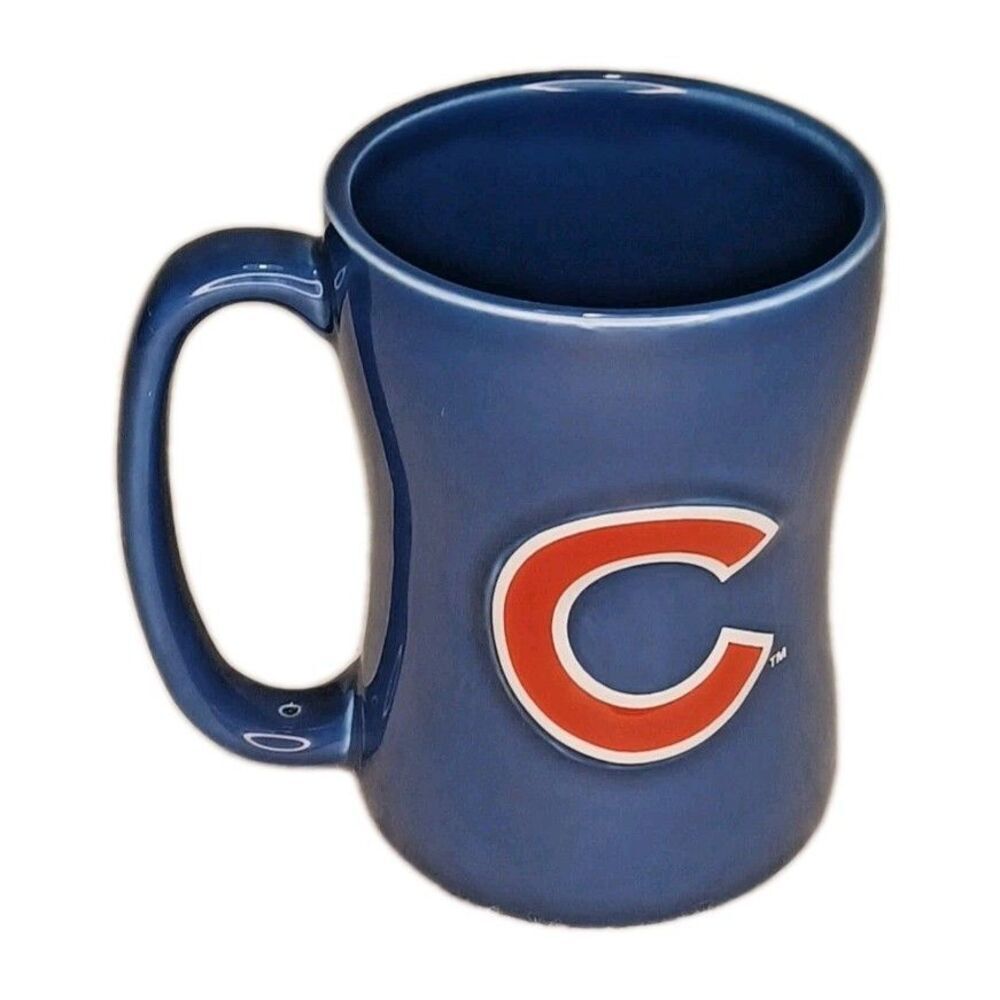 Chicago Cubs 3D Logo Mug 2017 MLB Baseball Embossed Large Coffee Cup Gift
